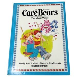 Vintage 1984 A Tale From The Care Bears The Magic Words Hardcover Book